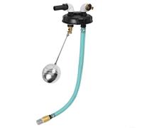 BlesConi Ibc Couvercle DN150 pour réservoirs d'eau de pluie avec protection contre le débordement et raccord de pompe compatible pour utilisation dans les conteneurs IBC dans les applications