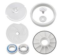 BlesConi Kit complet de montage de roue pour nettoyeurs Polaris 280 et 180 - Grande roue C6, pneu C10, pare-sable C66 et roulements