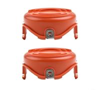 BlesConi Pour débroussailleuse BLACK DECKER Capuchon de couverture de bobine Pour GL9035 GL8033 GL7033 Débroussailleuse à levier Pièce de rechange 90583594 (2pcs)