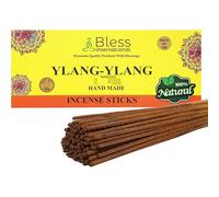Bless-YLANG-YLANG-Incense-Sticks 100%-Natural-Handmade-Hand-Dipped-Incense-Sticks Organic-Chemicals-Free For-Purification-Relaxation-Positivity-Yoga-Meditation The-Best-Woods-Scent (100 Sticks(150GM))