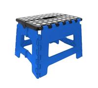 Bleu 31.5 x 25.5 X 22 cm VENTEO | Marche Pied Pliable 25 cm | Tabouret Pliant Antidérapant