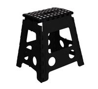 Bleu 37.000000 VENTEO | Marche Pied Pliable 39 cm | Tabouret Pliant Antidérapant