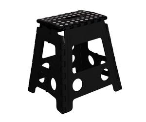 Bleu 37.000000 VENTEO | Marche Pied Pliable 39 cm | Tabouret Pliant Antidérapant