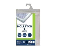 Bleu Calin Alèse Protège-Matelas pour Lit 90x190 cm, Molleton 100% Coton, Forme Drap Housse, Blanc
