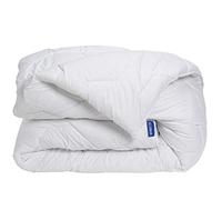 Bleu Calin Couette Hotel - Gonflante et Extra Chaude - 500g/m2 - Enveloppe 100% Coton qualité Percale - 200x200cm