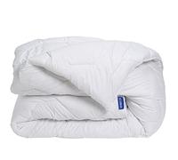 Bleu Calin Couette Hotel - Gonflante et Extra Chaude - 500g/m2 - Enveloppe 100% Coton qualité Percale - 220x240cm