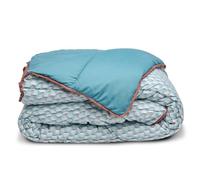 Bleu Calin Couette imprimée Douceur 350g/m2 - Chaude et Douce - Utilisation sans Housse - 140x200cm