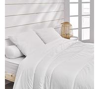 Bleu Calin Couette Légère 200gr/m2 Spécial Eté, Enveloppe coton respirante 240 x 220 cm