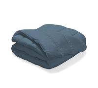 Couette Tempérée Cocooning 140x200cm pour Lit 90x190 - Enveloppe Ultra Douce Édredon 350g/m² Fabriqué en France - Bleu - BLEU CALIN