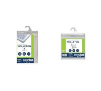 Bleu Calin Lot Alèse Protège-Matelas pour Lit 90x190 cm, Forme Drap Housse + Protège-Oreiller 60x60 cm - Molleton 70% Coton/30% Polyester