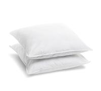 Bleu Calin Lot de 2 Oreillers Anti-Acariens, Anti-punaises de lit, Confort moelleux, 60 x 60 cm, Enveloppe microfibre, gamme Protection Totale, Blanc