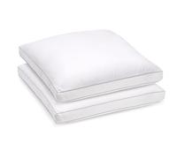 Bleu Calin Lot de 2 Oreillers Sensation Duvet Premium - Confort Souple à Ferme - Double Passepoil - 65x65cm