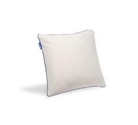 Bleu Calin Oreiller Mémoire de Forme Mixte Premium - Confort sur Mesure Ouverture zippée - déhoussable - Enveloppe 100% Coton -65x65cm