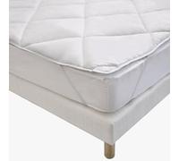 Bleu Câlin Surmatelas 180x200 cm - Moelleux et Respirant - Lavable à 95°C - Enveloppe Anti-Transpiration - Fabriqué en France