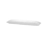 Bleu Calin Traversin Plat Memofill, Barrettes mousse à Mémoire de Forme et Fibre Polyester, Maintien Optimal des Cervicales, Blanc - 140 x 40 cm