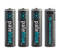 Bleu pâle Batterie rechargeable 4x AA au lithium 1,5V avec USB-C