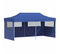 Bleu Pergola/Pavillon pour Fête - BKM - Tente de réception pliable bleue 3 x 6 m_0965128