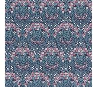Bleu Rose Sophia Floral Peint RASCH 710038 10m Rouleau Romantique Intérieur