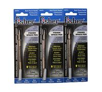 Bleu SPR1 Lot de 3 recharges pour stylo bille Fisher Space Bullet