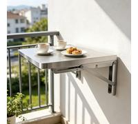 Bliajkswyr Table Pliante en Acier Inoxydable 304 Table Murale Facile A Poser Épaisseur Tablette 0.8mm Table de Balcon Rabattable pour Cuisine Chambre Salon Bureau Blanchisserie Enfant(100x20cm)