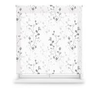 Blindecor Ara Grey Garden | Estor Enrollable Estampado Con Tejido translúcido - 150 x 180 cm (Ancho por Alto) | Tamaño aproximado de la Tela 147 x 175 cm | Estores Para Ventanas
