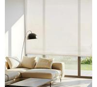 Blindecor Belmont Store Enrouleur Tissu translucide Beige 180 x 270 cm