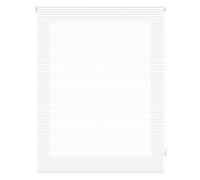 Blindecor Iris Store Enrouleur translucide rayé Blanc 120 x 180 cm Dimensions du Tissu 117 x 175 cm