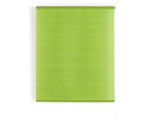 Blindecor Iris Store Enrouleur translucide rayé Tissu Pistache 100 x 180 cm