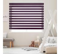 Blindecor Nd200 Store enrouleur à double tissage jour/nuit 140 x 250 cm violet