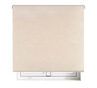 Blindecor Store Enrouleur occultant de qualité supérieure sur Mesure Couleur Lin 110 x 220 cm Dimensions du Tissu 107 x 215 cm Store Enrouleur Opaque avec Tube de 38 mm Plus résistant et élégant