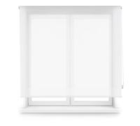 Blindecor Store Enrouleur Screen Premium sur Mesure Store Enrouleur Screen avec Tube de 38 mm - Dimensions du Tissu 132 x 235 cm - Blanc - Store Enrouleur Screen avec Tube de 38 mm