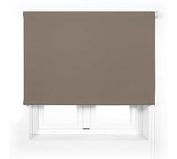 Blindecor Store Enrouleur translucide Premium sur Mesure - Couleur Marron - 105 x 240 cm - Tissu 102 x 235 cm - Store Enrouleur translucide Tube de 38 mm - Plus résistant et élégant