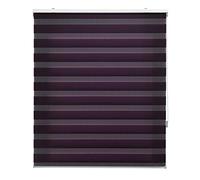 Blindecor Stores enroulables Nuit et Jour sur Mesure, Violet, 90 x 250 cm