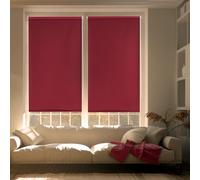 Blindecor Zeus Store Enrouleur Opaque Easyfix - Rouge bordeaux, 67 x 180 cm (largeur x hauteur) | Taille du tissu 64 x 175 cm | Stores occultants sans outils