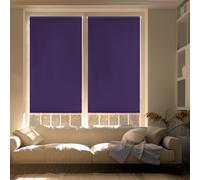 Blindecor Zeus Store Enrouleur Opaque Easyfix - Violette, 52 x 180 cm (largeur x hauteur) | Taille du tissu 49 x 175 cm | Stores occultants sans outils