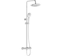 Bliss Colonne de douche avec tête ronde 240mm avec mitigeur thermostatique, chrome | A47205EXP