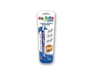 Blister 1 Style Oops À Bille Rechargeable Bleu Carioca 43042/02