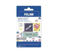 Milan Emballage Blister 1 Taille-crayon Afila + 1 Gomme
