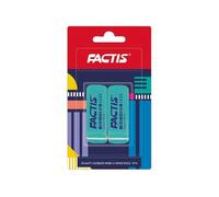 Blister 2 gommes chanfreinées LX24 FACTIS®