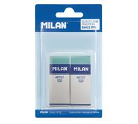 Blister 2 Gommes Vertes Artist Nata® 520 Avec Manchon En Carton