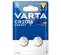 Blister 2 Piles Bouton Lithium Varta Cr2016 3v 90 Mah En Acier
