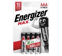 Blister 4 piles Energizer Max LR03