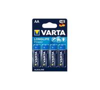 Blister 4 piles LR6/AA VARTA Longlife Power (alcaline, 1.5V)