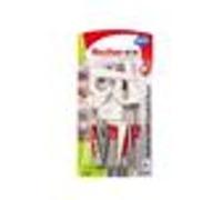 Fischer Crochet rond EasyHook DuoPower 8x40 pour suspensions et charges élevées - Lot de 4