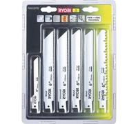 Blister 6 lames panachées scie sabre longueur 100 / 152 mm bois / métal - RAK06RB