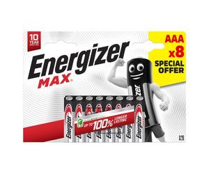 Blister 8 piles LR03 Energizer Max