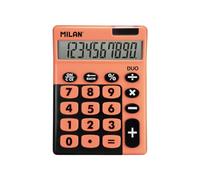 Blister calculatrice de bureau 10 chiffres, Duo orange