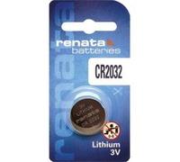 RENATA Lot de 5 Blisters de 1 Pile bouton lithium CR2032 3V 225 mAh