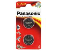 Blister de 2 piles CR2032 Panasonic Lithium 3V pile bouton IEC C CR-2032EL/2B