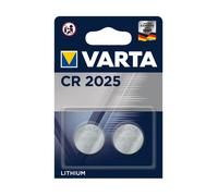 Varta CR 2025 Lot de 2 piles électroniques Bl 2 (4 piles)